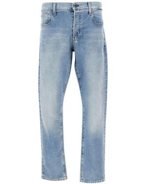 G-Star 3301 Stonewashed Tapered Jeans - Blue