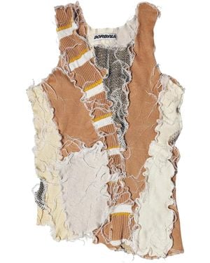 Borbala Top mit Rüschen - Weiß