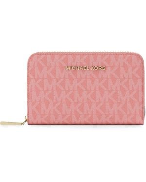 Michael Kors Small Logo Wallet - Pink