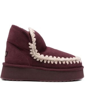 Mou Moni Platform Boots - Purple