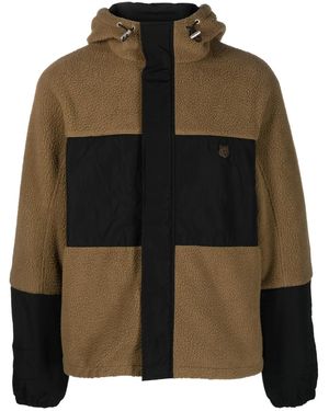 Maison Kitsuné フォックスパッチ フーデッドジャケット - ブラック