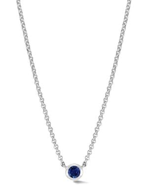 Dower & Hall Collier À Pendentif Serti De Saphirs - Blue