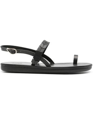 Ancient Greek Sandals Kamara Leather Sandals - Black