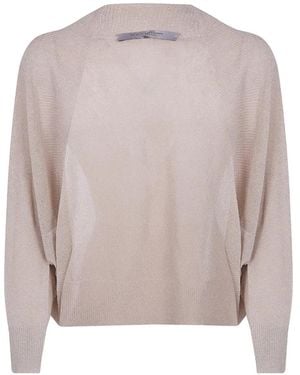 D.exterior Lurex-Embellishment Cardigan - Natural