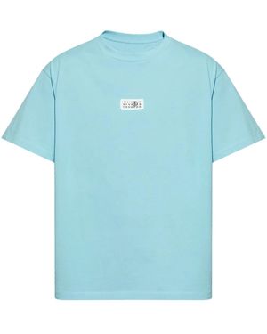 MM6 by Maison Martin Margiela ナンバーモチーフ Tシャツ - ブルー