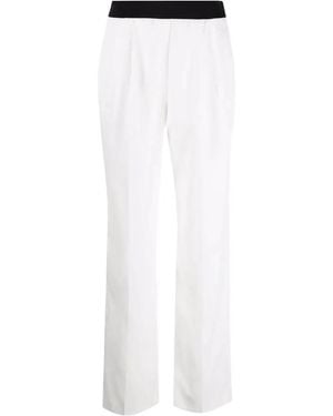 Loulou de Saison Takaroa Elastic-Waist Trousers - White