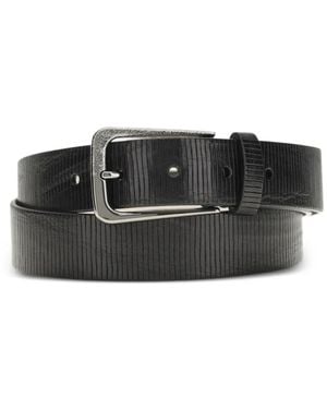 Brunello Cucinelli Grained Leather Belt - Black