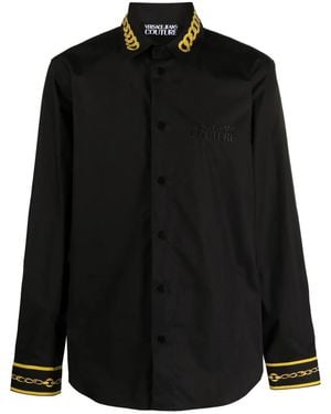 Versace Jeans Couture Shirt With Print - Black
