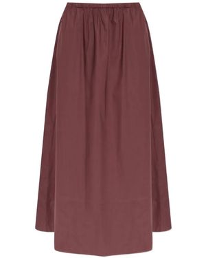 By Malene Birger Pheobes Gathered Skirt - Purple