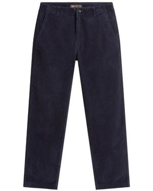 Woolrich Corduroy Chino Trousers - Blue