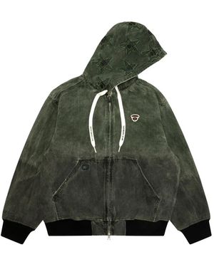 Aape By A Bathing Ape Hooded Jacket - Green