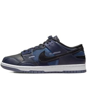 Nike Sneakers Dunk Low Scrap - Blu