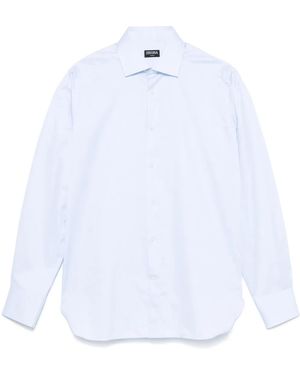 ZEGNA Striped Shirt - White