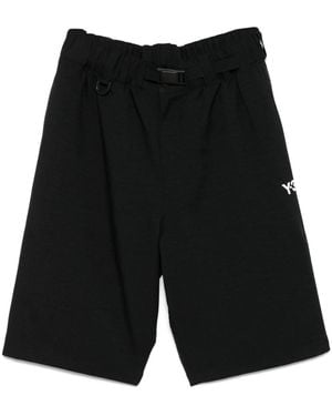 Y-3 Tech Fabric Shorts - Black