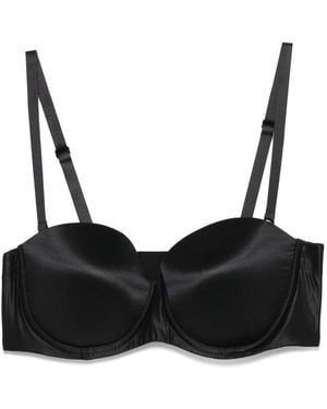 Wolford Sheer Bandeau Bra - Black