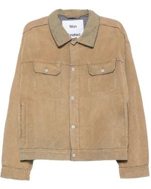 Won Hundred Shawn Jacke Mit Knöpfen - Natur