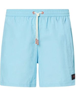 Peuterey Costume Da Bagno Con Coulisse - Blu