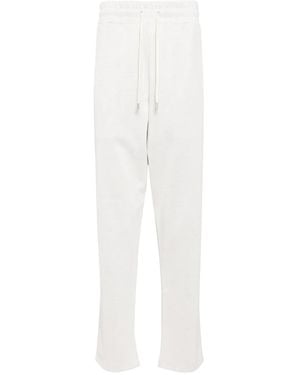 Lardini Drawstring-Waist Straight-Leg Trousers - White