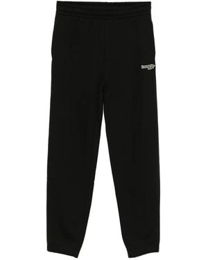 Lacoste Logo-Embroidered Track Trousers - Black