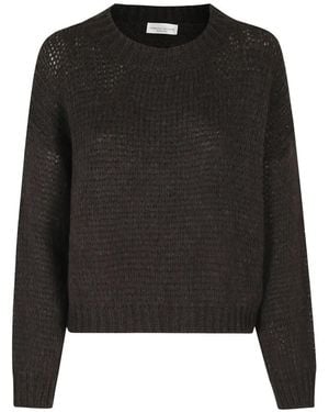 Roberto Collina Drop-Shoulder Jumper - Black