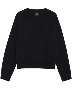 Anine Bing Maglione Lee Con Scollo A V - Nero