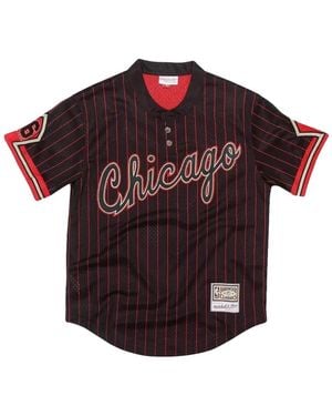 Mitchell & Ness X Nba Chicago Bulls 6 Rings Batting Practice Jersey - Red