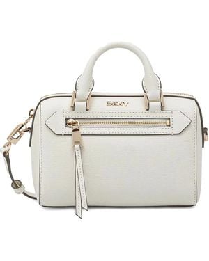 DKNY Bryant Duffle Tote Bag - White
