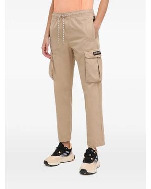 Napapijri Cotton Cargo Pants - Natural