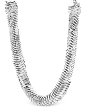 FEDERICA TOSI Lace Kate Necklace - Metallic
