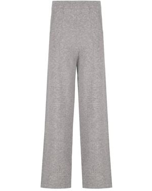 Laneus Side-Pockets Knitted Trousers - Grey