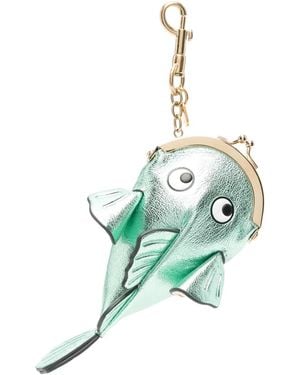Anya Hindmarch チャームディテール キーホルダー - グリーン