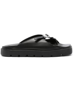 Alexander Wang Dome Flatform Sandal - Black