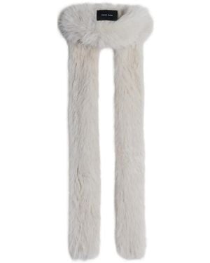 Simone Rocha Skinny Scarf - White