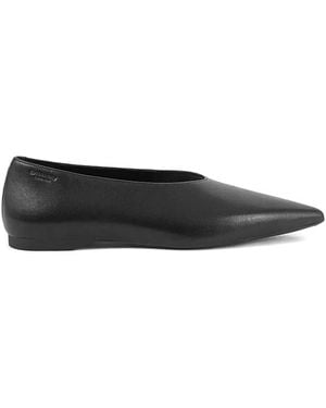 Vagabond Shoemakers Hermine Ballerina's Met Puntige Neus - Zwart