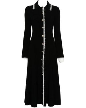 Jonathan Simkhai Oriela Compact Knit Midi Dress - Black