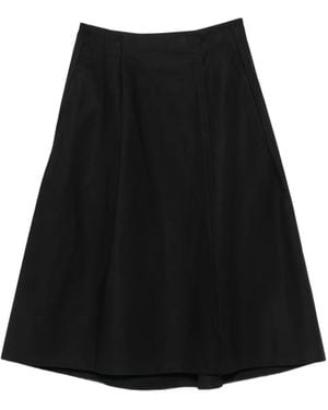 Sofie D'Hoore Sora Pleated A-Line Skirt - Black