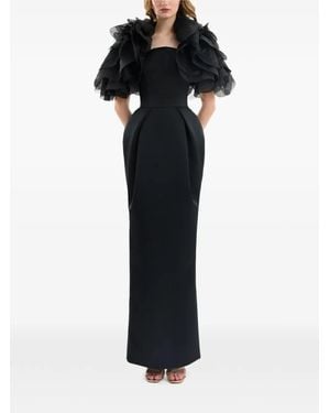 Gemy Maalouf Strapless Maxi Dress - Black