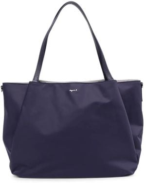 agnès b. Origami Tote Bag - Blue