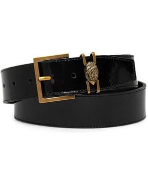 Kurt Geiger Shoreditch Eagle-Detail Belt - Black