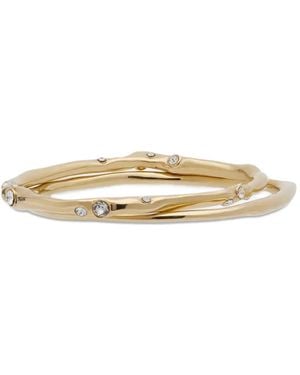 Dries Van Noten Brazalete Con Apliques De Strass - Metálico