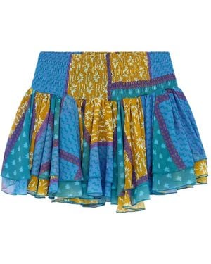 Donde Esteban Estrellitas Skirt - Blue