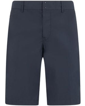 DIESEL Cotton Chino Shorts - Blue