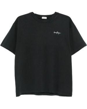 Second/Layer T-Shirt À Imprimé Graphique - Black