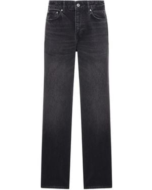 Represent Logo-Embroidered Jeans - Blue