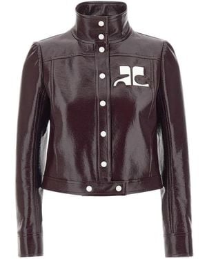 Courreges Reedition Vinyl Jacket - Red