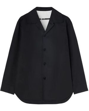 Jil Sander Buttoned Overshirt - Blue