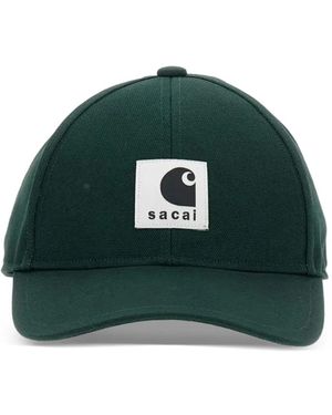 Carhartt X Sacai Logo Patch Hat - Green