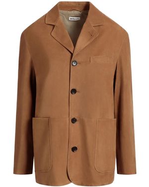 Bally Suede Blazer - Brown
