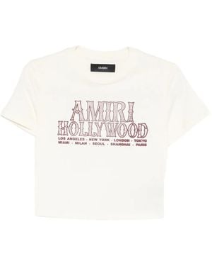 Amiri T-Shirt With Logo - White