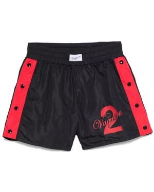 VAQUERA スナップボタン ショートパンツ - レッド